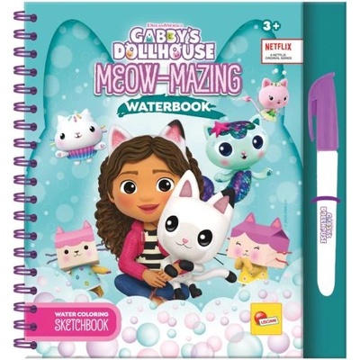 Liscianigioch Къщата на куклите на Габи Зелена водна книга за рисуване с вода