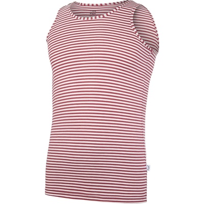 Little Angel tílko tenké junior Outlast pruh bordový – Zboží Dáma