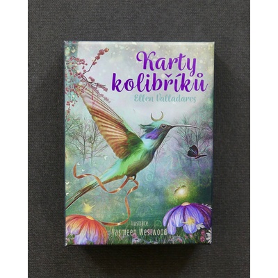 Karty kolibříků - Kniha a 44 karet lesklé - Ellen Valladares