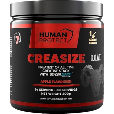 Human Protect Creasize | with 7 Forms of Creatine [300 грама] Ябълка