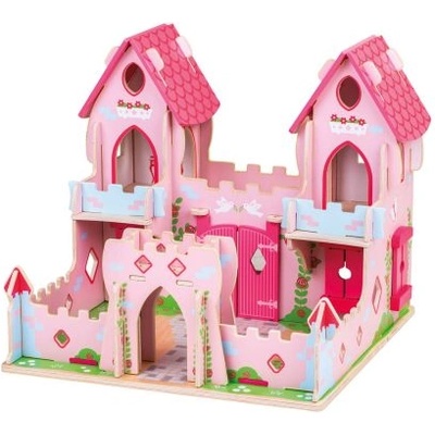 Bigjigs Toys - Дървен замък - Замъкът на приказките (JT150)
