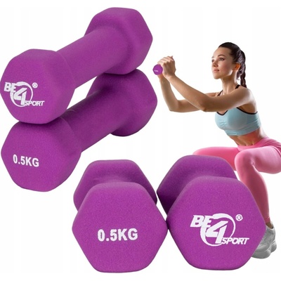 Be4Sport Neoprénové činky 2 x 0,5 kg 2 ks