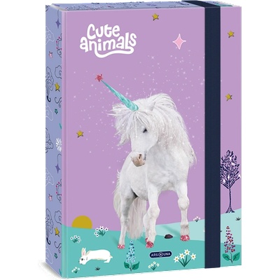 Ars Una Cute Animals Unicorn 25 (5448) А4 кутия за книжки 50854486 (50854486)