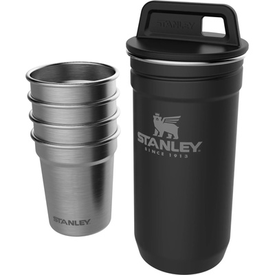 Stanley Комплект за шотове Stanley - The Nesting, контейнер, 4 броя чаши, черен (10-01705-036)