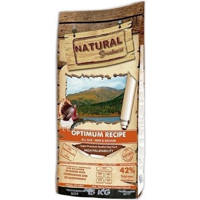 Natural Greatness Optimum Recipe Mini Medium krůta kuře 15 kg