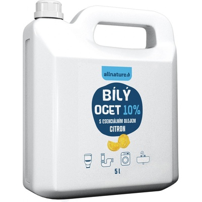 ALLNATURE Biely ocot 10% s vôňou citrónu 5 l
