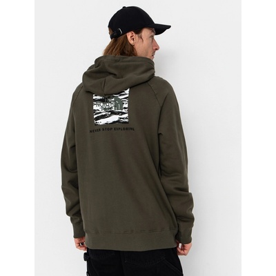 The North Face Box Nse Edge Of Light Infill Raglan HD new taupe green/tnf bla