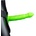 Ouch! Glow in the Dark Twisted Hollow Strap-on 8" 20cm
