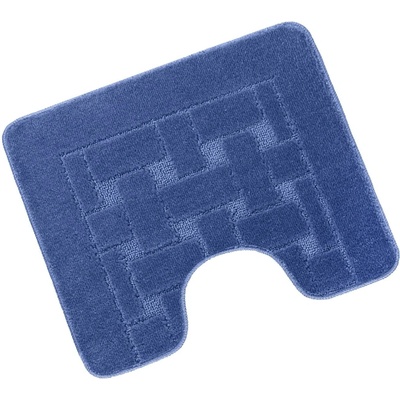 Bellatex Bany Uni 810/009 obdĺžniky modrá 60 × 50 cm