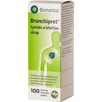 BRONCHIPRET TYMIÁN A BŘEČŤAN POR SIR 1X100ML