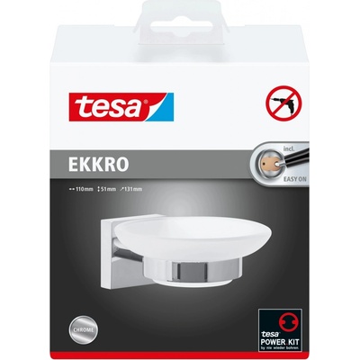 Tesa ekkro 40240-00000-00 chrom bílá satinovaná – Zboží Dáma