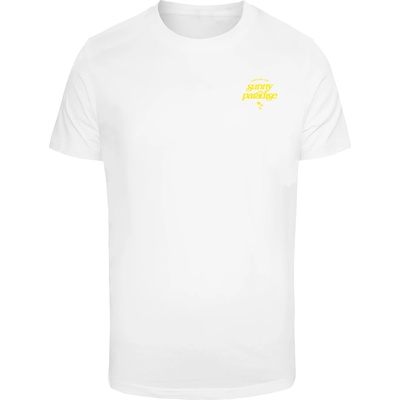 Mister Tee Тениска Sunny Paradise Tee white XXLUB-MT3559-00220 - Тъмносив, размер S