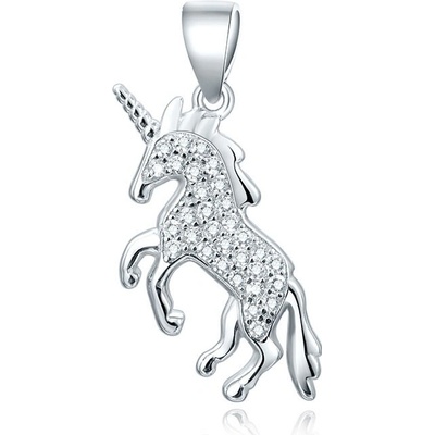 Beneto Stříbrný přívěsek Jednorožec AGH93