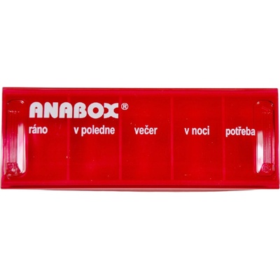 ANABOX Dávkovač na léky Růžová