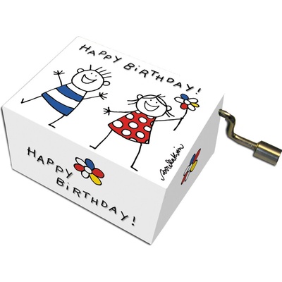 Fridolin Music Box Hrací skříňka Happy Birthday to You