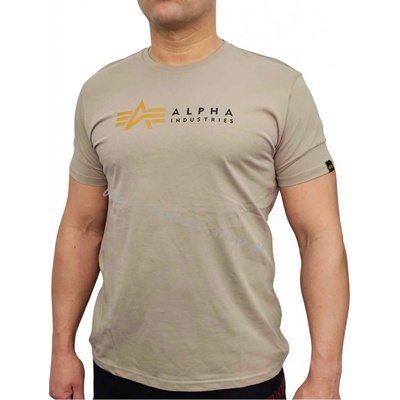 Alpha Industries Alpha Label T PP pánske vintage sand