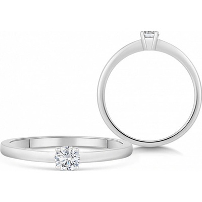 Sofia Diamonds zlatý zásnubní prsten s diamantem BDRB00064WG