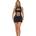 Pink Lipstick Can't Commit Dress Black S/M/L