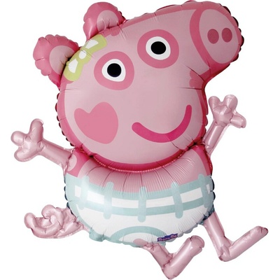 FLEXMETAL Balón foliový prasátko Evie, Peppa pig, 60 cm