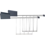 Alessi Листове за тостер Plissé сиви 2 бр (MDL08RA G)
