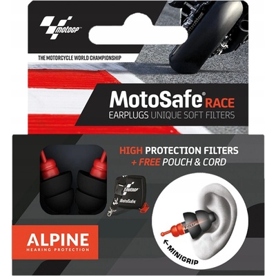 Alpine MotoSafe špunty do uší na motorku 1 pár