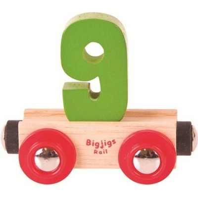Bigjigs vagónik Číslo 9