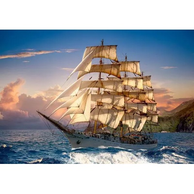 Castorland - Puzzle Sailing at sunset - 1 500 piese