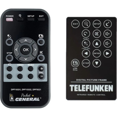 GENERAL Telefunken dpf10331, dpf10332, dpf9321 - дистанционно управление дубликат (dpf10331, dpf10332, dpf9321)