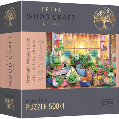 TREFL Wood Craft Origin Plážový domek 501 dílků