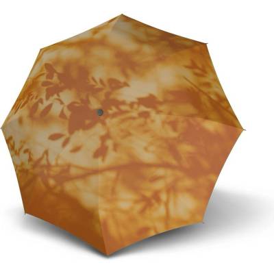 Knirps Timber Duomatic breeze amber skladací dáždnik