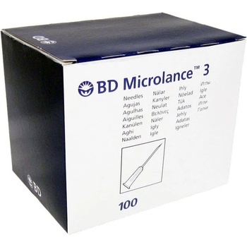 B D Bd microlance ПОДКОЖНИ ИГЛИ 19g 1 100 БРОЯ / bd microlance 19g 1 needle