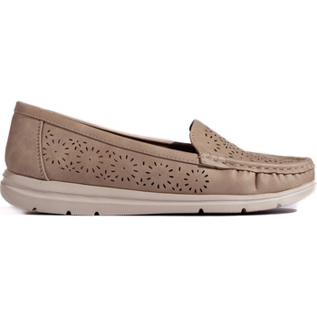 Shelovet Dámské mokasíny hnědá