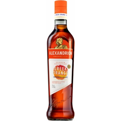 Brandy ALEXANDRION Greek Orange 25% 0,7 l (holá láhev)