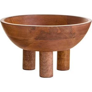 Premier Housewares Дървена купа в естествен цвят ø 27 cm Kara - Premier Housewares (1104900)