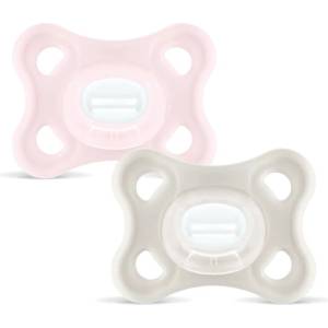 MAM Залъгалка MAM - Comfort, 3-12 м, 2 броя, розова/екрю (100018884/BG822902 ) - baby