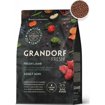 Grandorf Čerstvé jahňacie dospelé mini plemená 3 kg