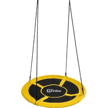Inlea Závesný hojdací kruh 90 cm žltý