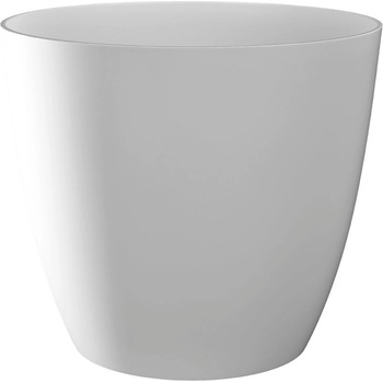 Plastkon dekorativní Ella lesklá 25 cm bielý
