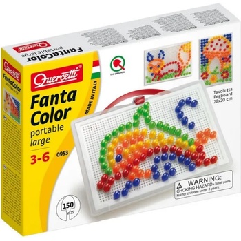 Quercetti Мозайка от 150 части Quercetti - Fantacolor Portable Large (953)