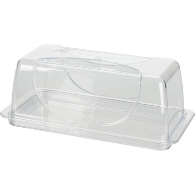 EH Excellent Houseware Obdélníkový etažér s víkem plastový 38,5 x 19 x 15 cm transparentní