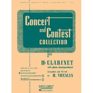CONCERT & CONTEST COLLECTION CLARINET PA | H. Voxman (ISBN: 9781423445456)