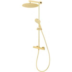 FDesign Душ колона с термостатичен смесител в златисто FDesign Anima (FD5-ANA-7U-55)