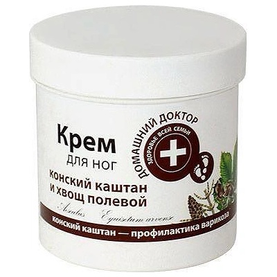 ElfaPharm Крем за крака Домашен доктор с конски кестен и хвощ, 250мл (05210)
