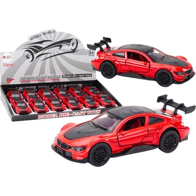 Lean Toys Športové autíčko na trecí pohon červené 1:32