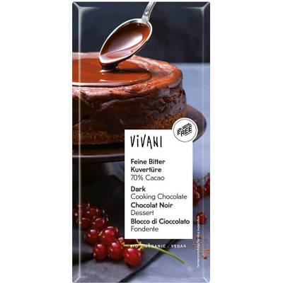 Horká na varenie 70% BIO 3x150 g