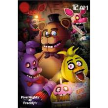 Plagát, Obraz - Five Nights At Freddys - Group, (61 x 91,5 cm)