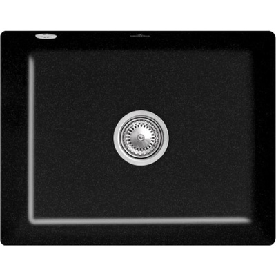 Villeroy & Boch Subway keramický dřez 49.5x39.5 cm černá