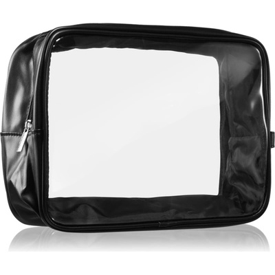 Notino Travel Collection extra large clear kosmetická taštička black