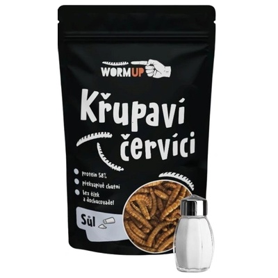 Grig Distribuce s. r. o WormUp Хрупкави червеи със сол 80 г