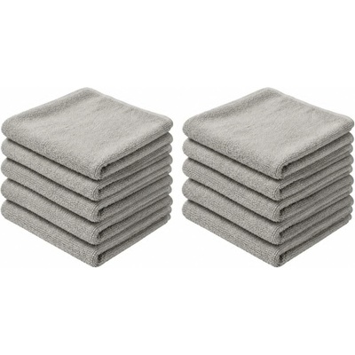 Top textil 10dílná sada školních ručníků Top 30 x 50 cm světle šedá